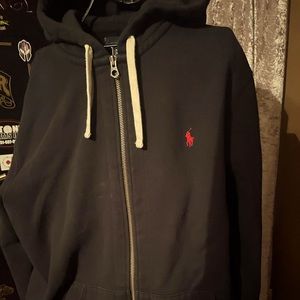 Black Hoodie, Polo by Ralph Lauren